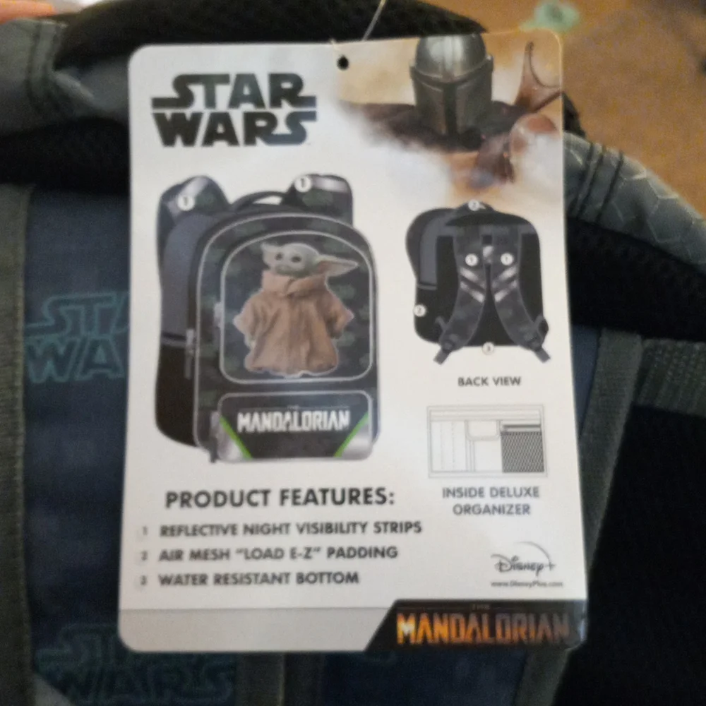Disney Star Wars Mandalorian Grogu Baby Yoda Backpack